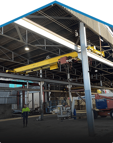 Asbestos removal at an industrial property